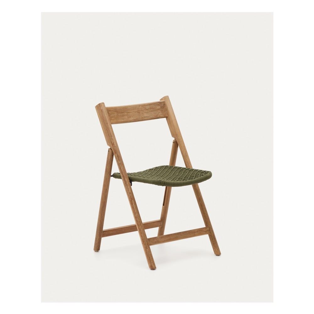 Dřevěná zahradní židle v zeleno-přírodní barvě Dandara – Kave Home - Bonami.cz