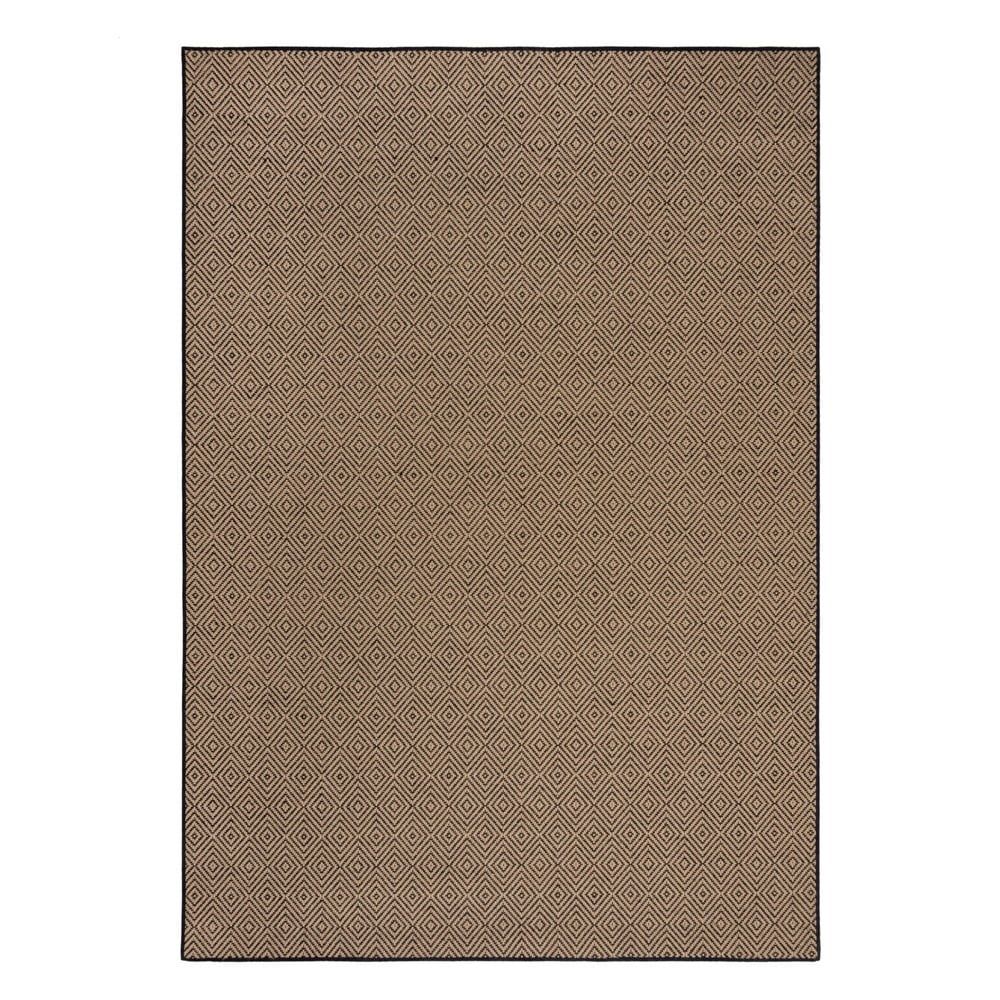 Jutový koberec v černo-přírodní barvě 120x170 cm Diamond – Flair Rugs - Bonami.cz