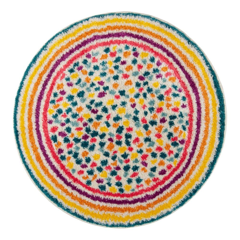 Kulatý koberec 100x100 cm Rainbow Spot – Flair Rugs - Bonami.cz