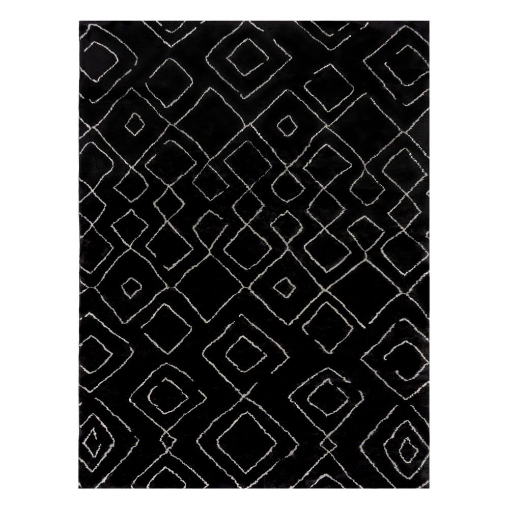 Černý pratelný koberec 160x230 cm Imran – Flair Rugs - Bonami.cz