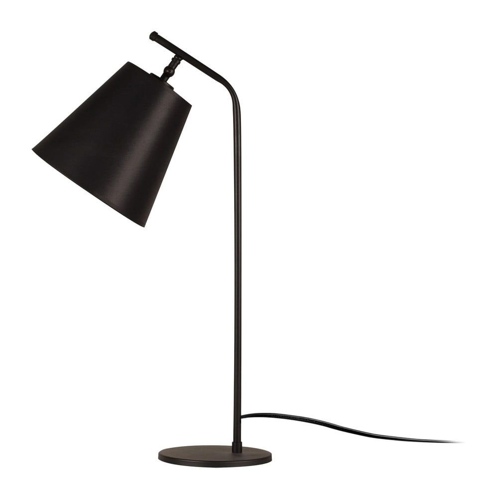 Černá stolní lampa s kovovým stínidlem (výška 67 cm) Salihini – Opviq lights - Bonami.cz