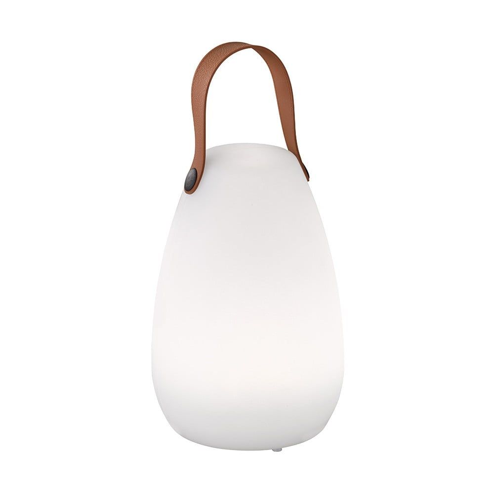 Bílo-hnědá LED stolní lampa (výška 20 cm) Ruby – Fischer & Honsel - Bonami.cz