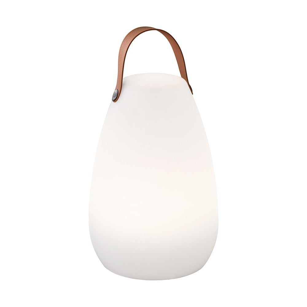Bílo-hnědá LED stolní lampa (výška 26 cm) Ruby – Fischer & Honsel - Bonami.cz