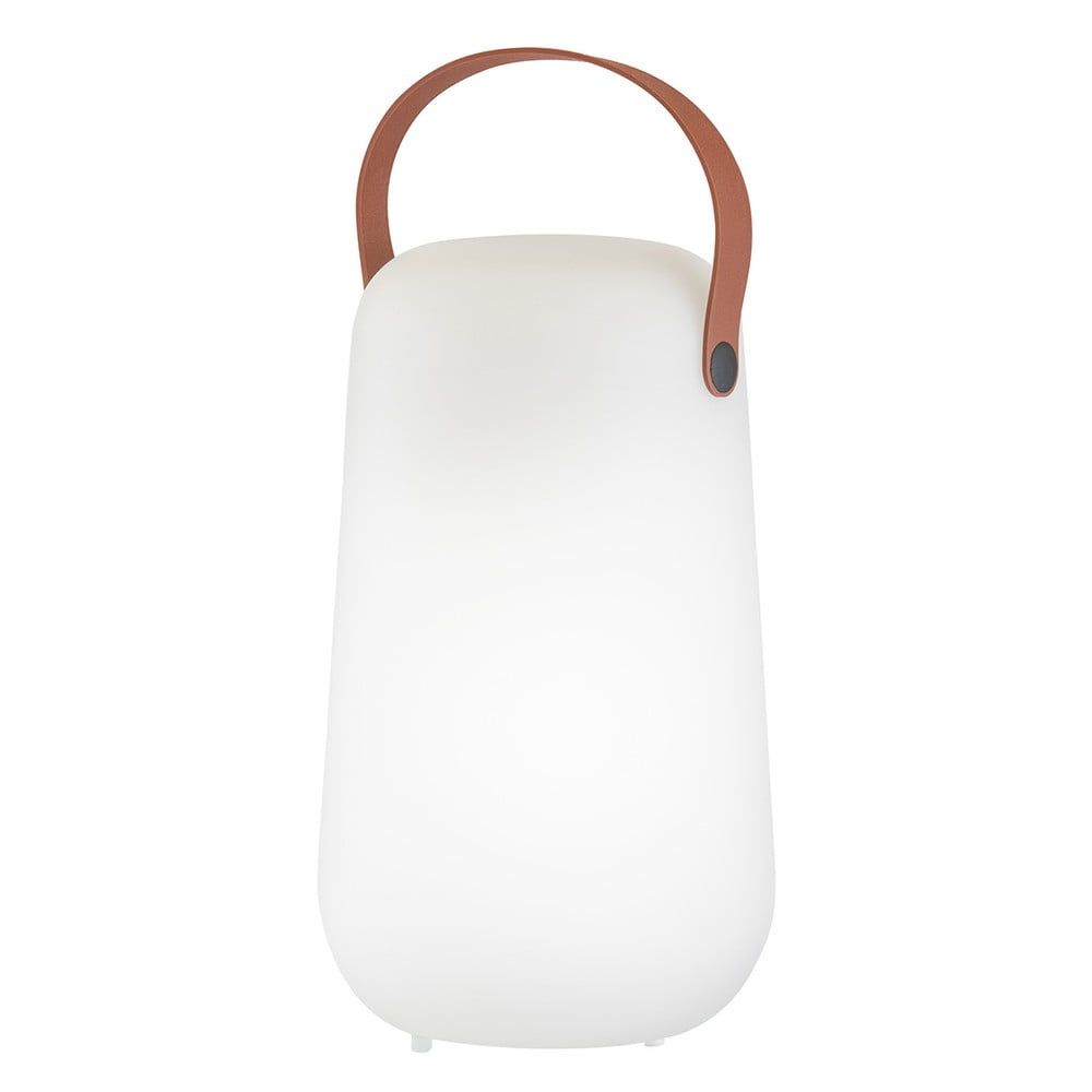 Bílo-hnědá LED stolní lampa (výška 26 cm) Collgar – Fischer & Honsel - Bonami.cz