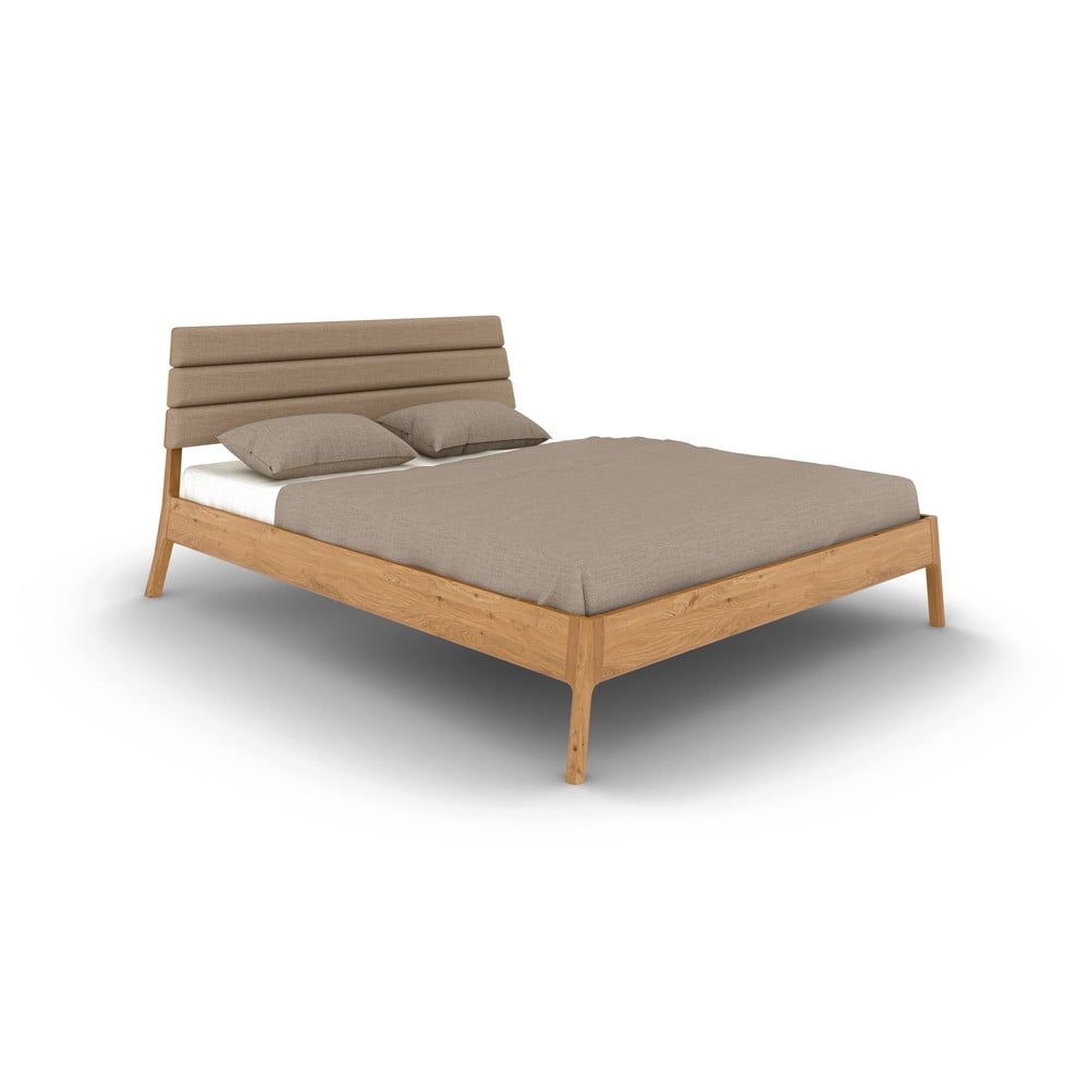 Dvoulůžková postel z dubového dřeva v přírodní barvě 160x200 cm Twig – The Beds - Bonami.cz