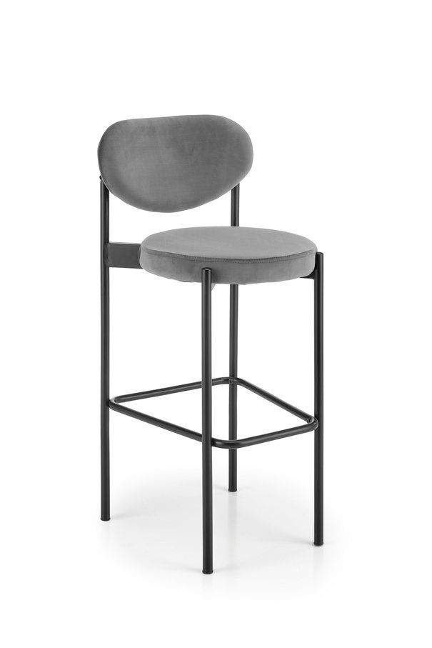 Barová židle SCH-108 šedá/černá - SCONTO Nábytek s.r.o.