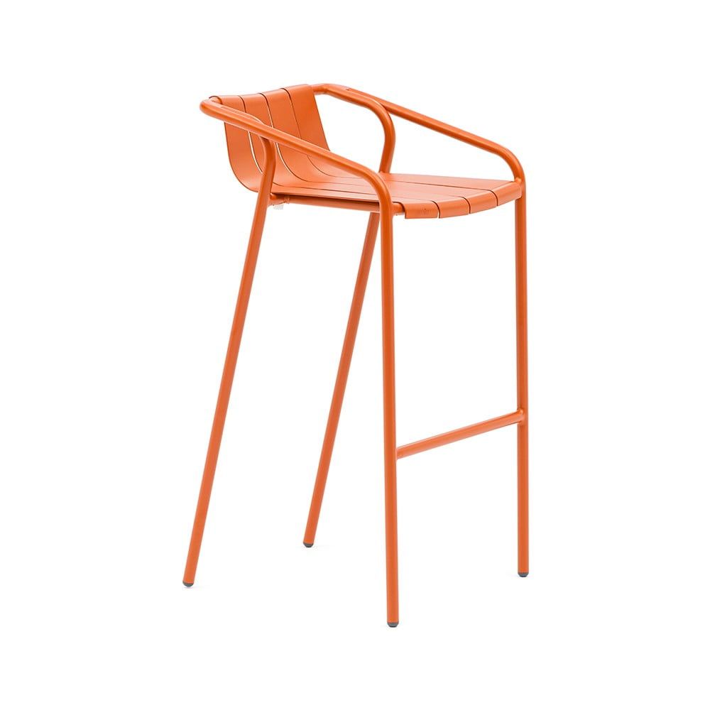 Oranžové kovové zahradní barové židle v sadě 2 ks Fleole – Ezeis - Bonami.cz