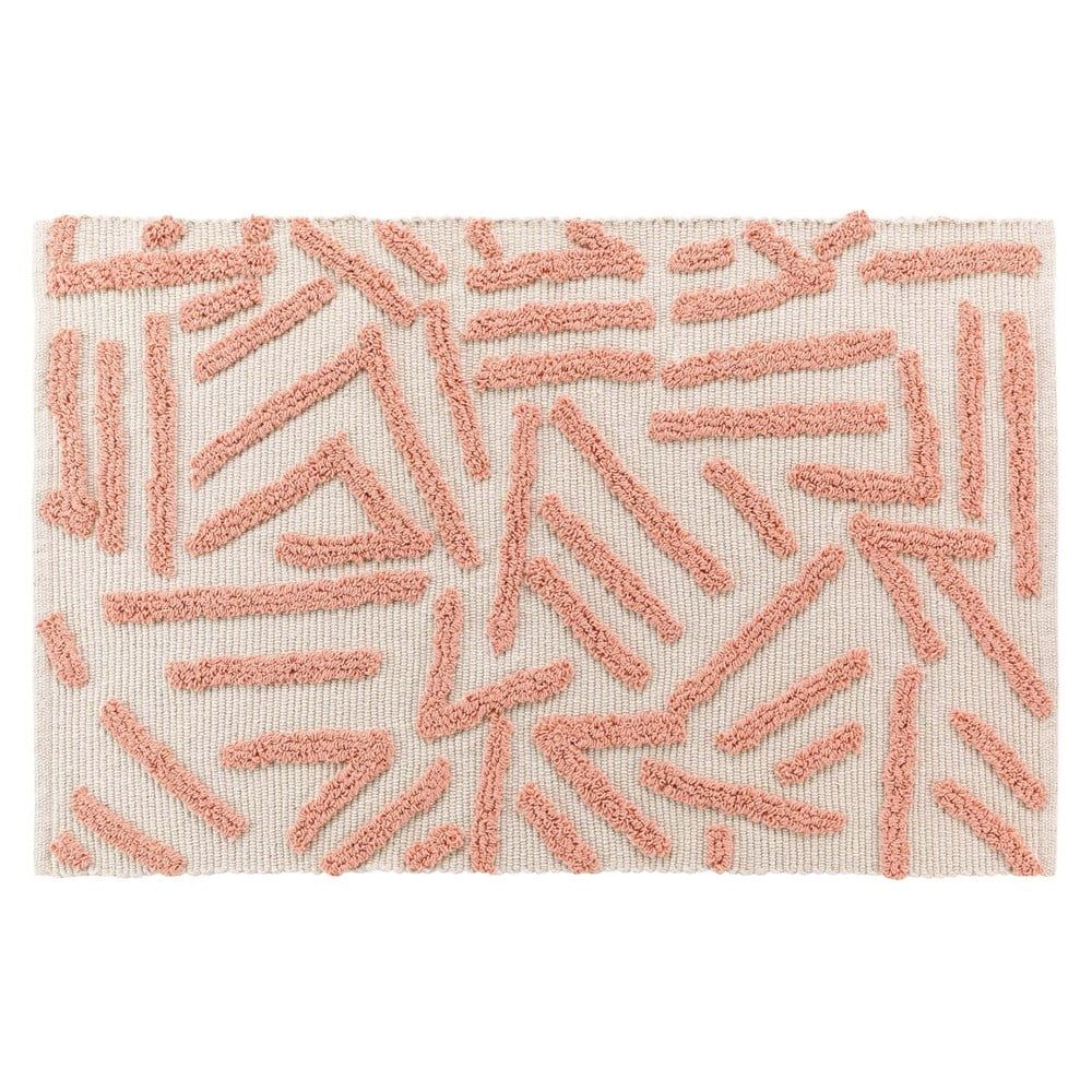 Růžovo-krémový pratelný koberec 60x90 cm Athena – douceur d\'intérieur - Bonami.cz