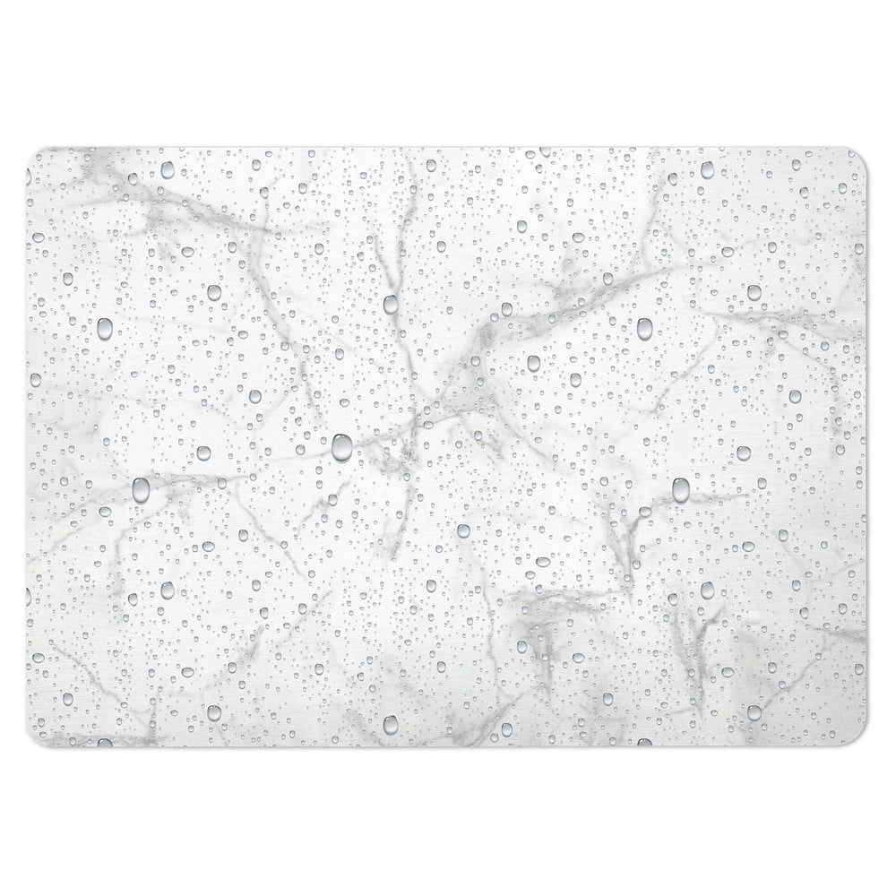 Bílo-šedá koupelnová předložka z křemeliny 50x70 cm Aqua – douceur d\'intérieur - Bonami.cz