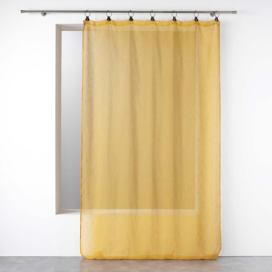 Žlutá voálová záclona 140x240 cm Linka – douceur d\'intérieur