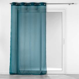 Modrá voálová záclona 140x240 cm Casual – douceur d\'intérieur