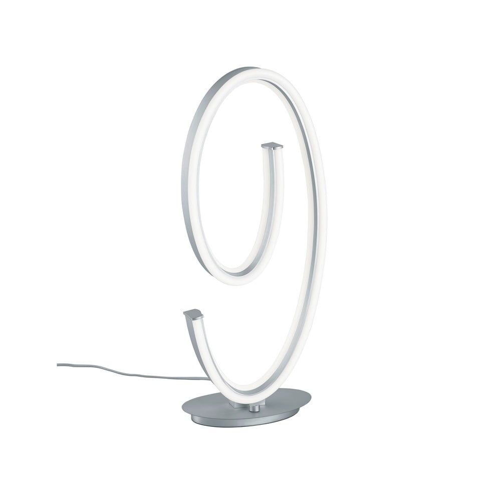 Šedá LED stolní lampa s hlasovým ovládáním/s ovládáním pomocí mobilní aplikace s kovovým stínidlem (výška 65 cm) Ciola – CINQUE - Bonami.cz