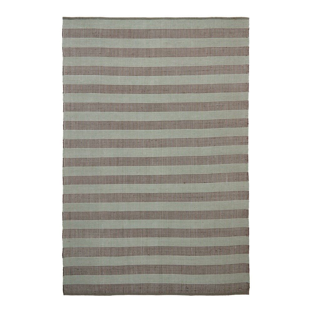 Venkovní koberec z recyklovaných vláken v hnědo-mentolové barvě 200x300 cm Fonol – Kave Home - Bonami.cz