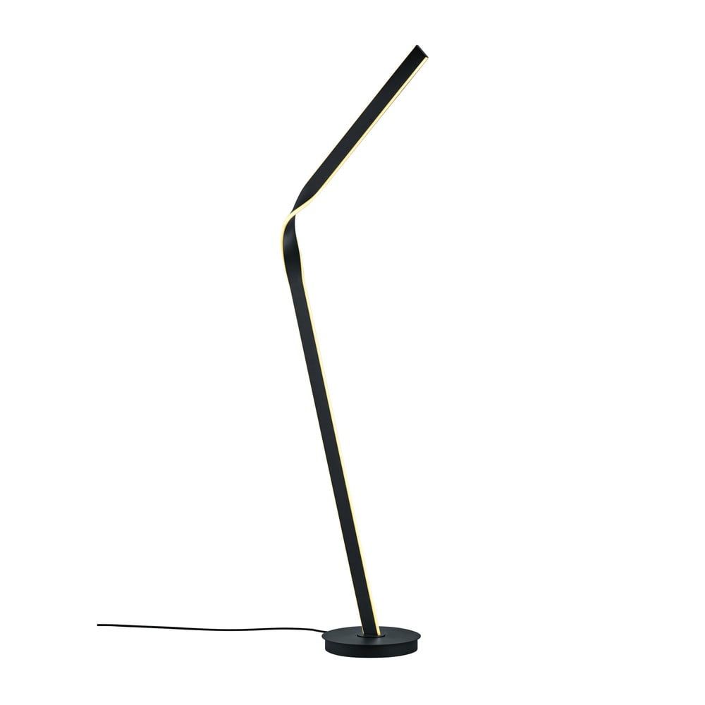 Černá LED stojací lampa s kovovým stínidlem (výška 181 cm) Cicenza – CINQUE - Bonami.cz