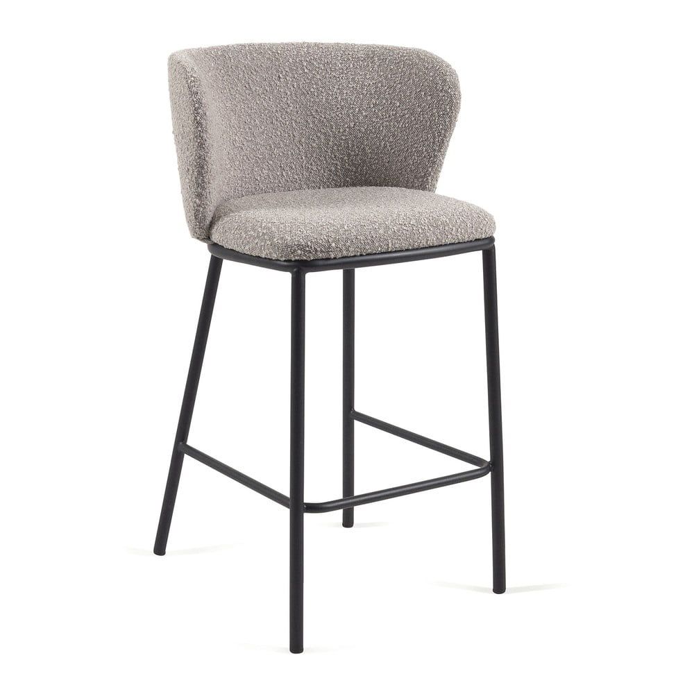 Šedé barové židle v sadě 2 ks (výška sedáku 65 cm) Ciselia – Kave Home - Bonami.cz