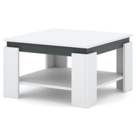 Konferenční stolek CRAIG bílá/antracitová