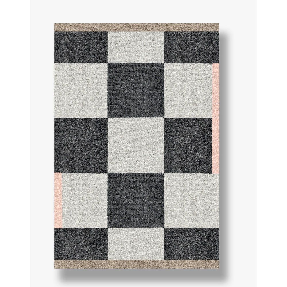 Černo-bílý pratelný koberec 55x80 cm Square – Mette Ditmer Denmark - Bonami.cz