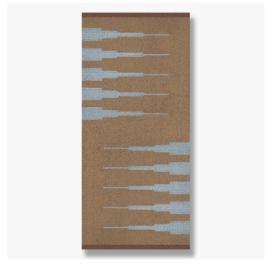 Hnědý pratelný koberec 70x150 cm Marker – Mette Ditmer Denmark