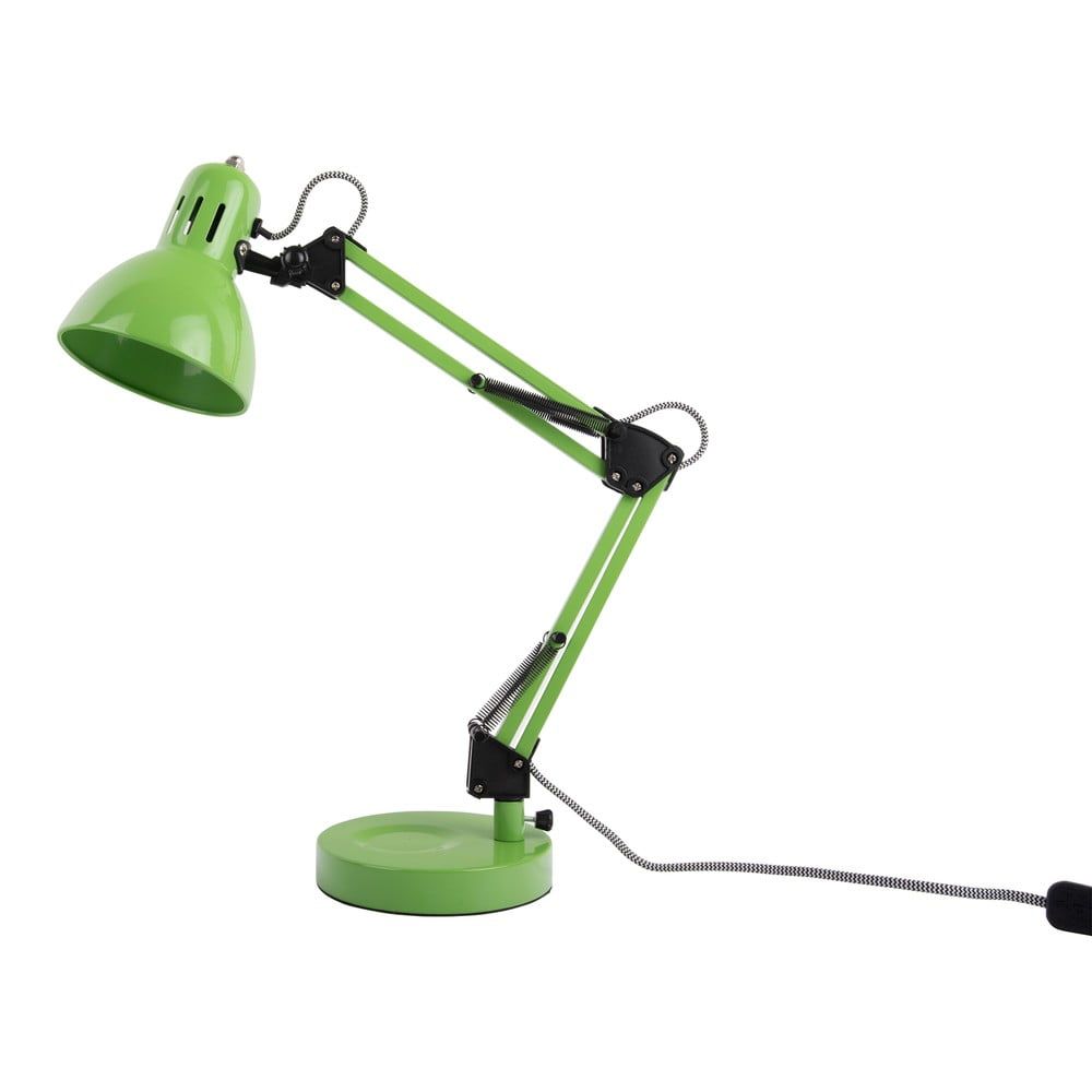 Světle zelená stolní lampa s kovovým stínidlem (výška 52 cm) Funky Hobby – Leitmotiv - Bonami.cz