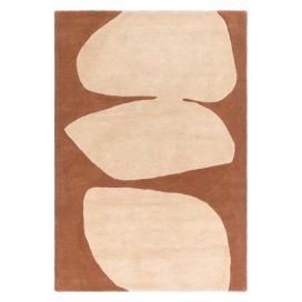 Ručně tkaný vlněný koberec v cihlové barvě 120x170 cm Canvas – Asiatic Carpets Bonami.cz