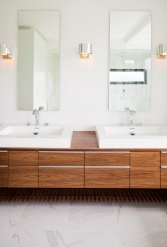 Dřevo v koupelně - 