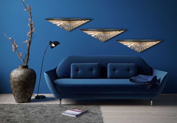 Obývací pokoj v modré - 