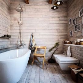 Koupelna - dřevěné obklady Lokinaska22 