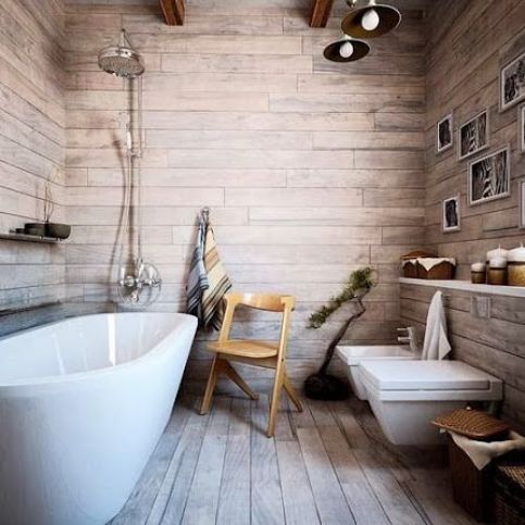 Koupelna - dřevěné obklady Lokinaska22 