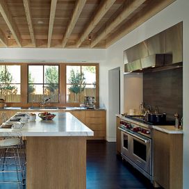 Kuchyně - dřevěný strop Helena-koden 