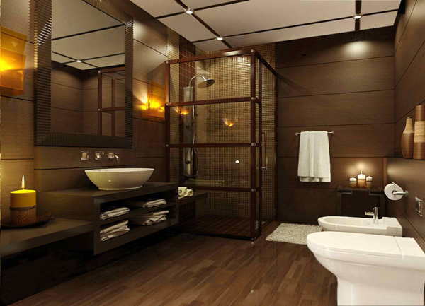 Dřevěná koupelna - 