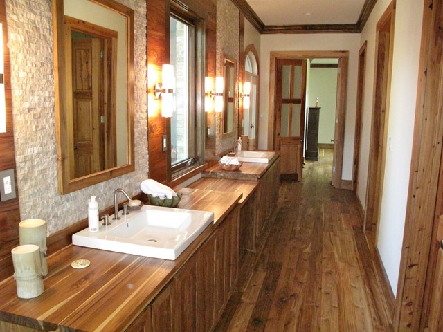 Dřevěná koupelna - 