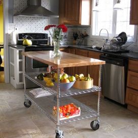 Kuchyňský vozík z kovu AndreaKraus 