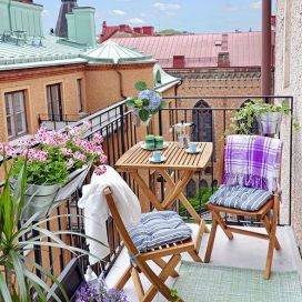 Balkon jako místo stvořené pro relaxaci