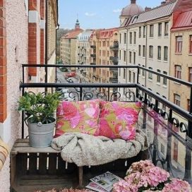 Polštáře na balkoně Kamila Zedníčková