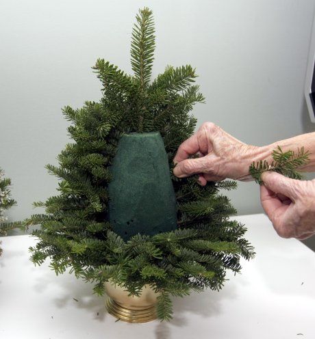 Výroba vánočního stromečku - 