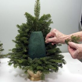 Výroba vánočního stromečku