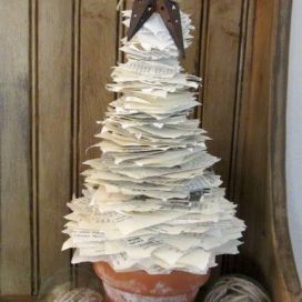 Vánoční stromeček z papírů