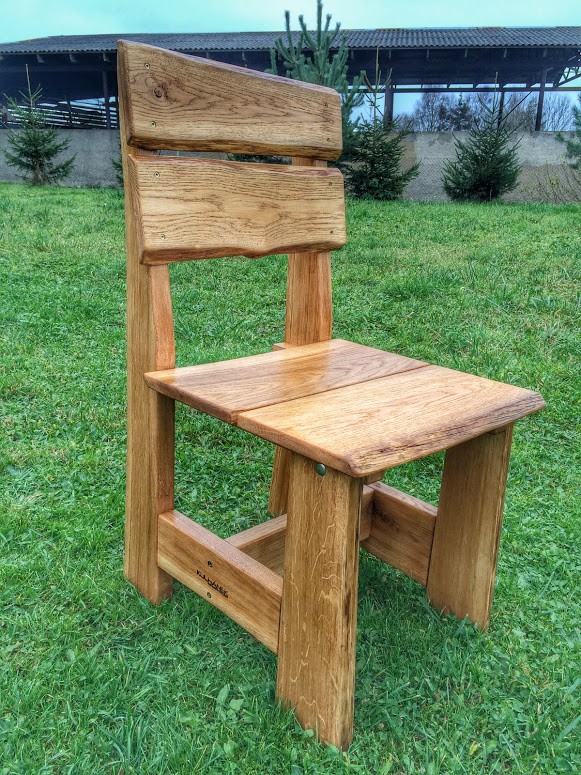 Židle z dubu - KULHÁNEK zahradní nábytek