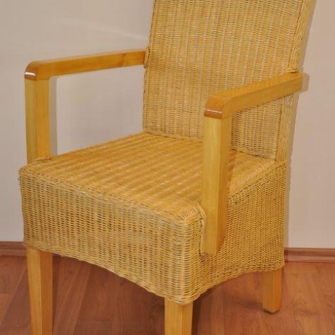 AXIN trading Ratanová židle Larissa s područkami AXT.120123 - Pěkný-nábytek.cz