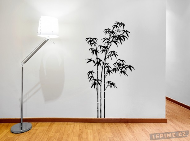 Bambus 100x190cm samolepka na zeď - Lepime.cz