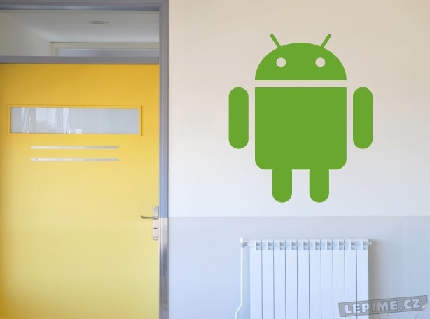 Android 25x30cm samolepka na zeď - Lepime.cz