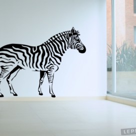 Zebra 100x75cm samolepka na zeď