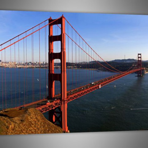 Obraz Golden Gate Bridge 100x65 - LEDobrazy.cz