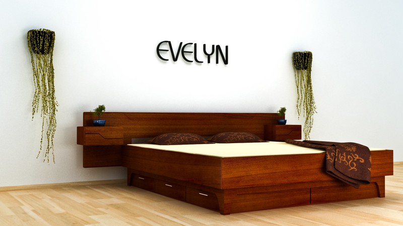 Luxusní postel Evelyn - Truhlářství Miček 