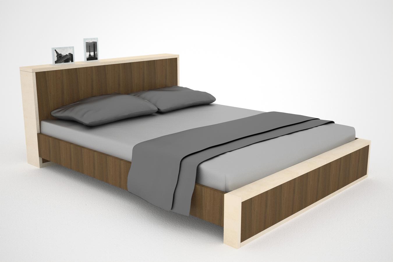 Široká manželská postel - Komandor – výrobce vestavěných skříní a kvalitního nábytku na míru