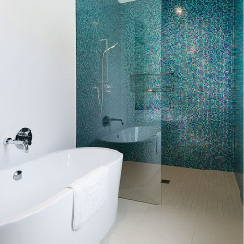 Mozaika sprchový kout
