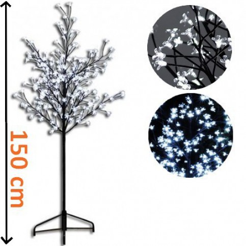 OEM D01122 Dekorativní LED osvětlení - strom s květy 1,5 m - T-zboží.cz