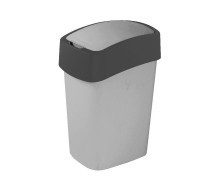 Curver Odpadkový koš FLIPBIN 9L - šedý - ATAN Nábytek