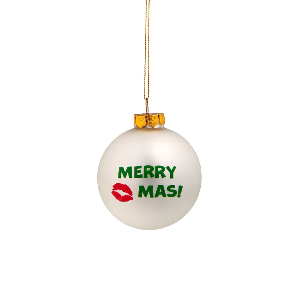 NAUGHTY BAUBLES Vánoční koule \"Merry Kiss\" - Butlers.cz