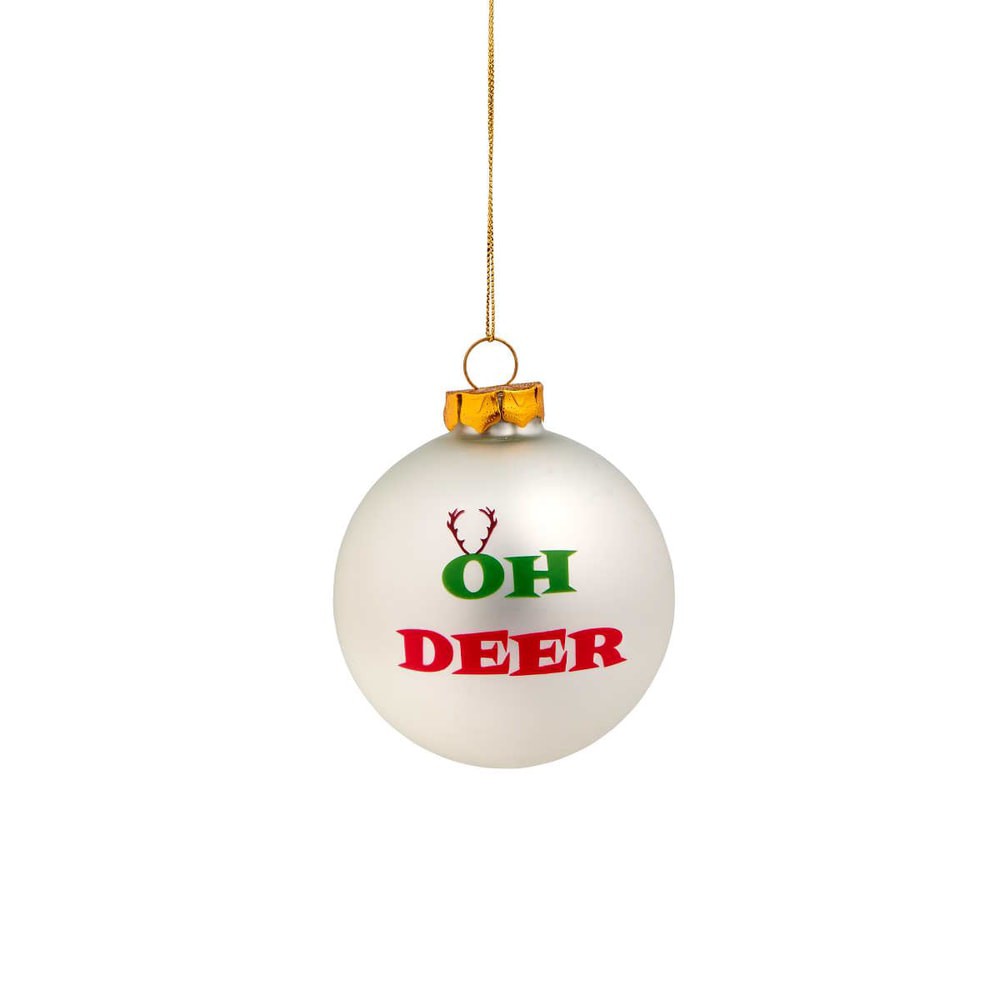 NAUGHTY BAUBLES Vánoční koule \"Oh deer\" - Butlers.cz